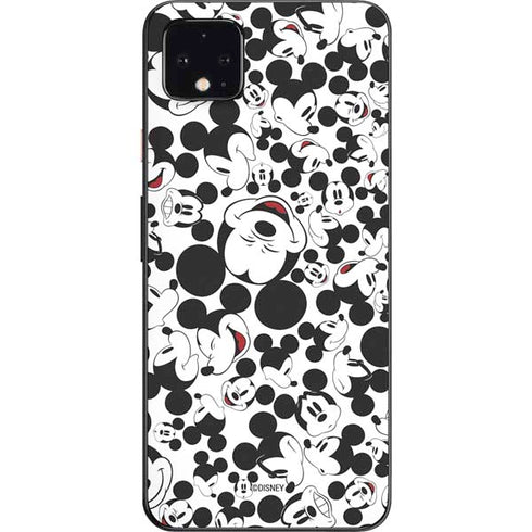 Disney Mickey Mouse Face Pattern Google Pixel 4 XL Skin
